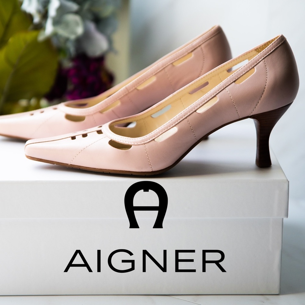 Etienne Aigner Petal Pink Antique Vienna Shoes